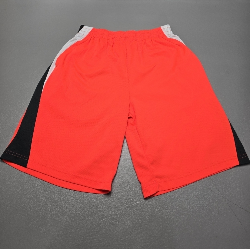 xersion boys neon orange basketball shorts size XL 18-20